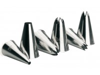 Set de 6 cornetes inox