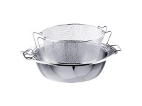 Freidora con cestillo inox
