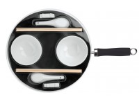 Wok con accesorios