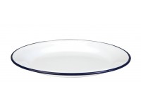 Plato llano esmaltado