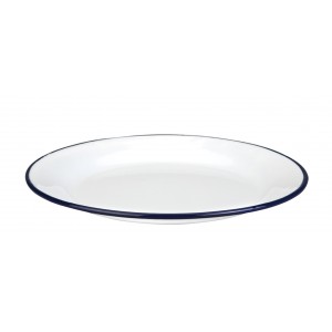 Plato llano esmaltado