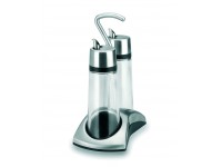 Vinagrera Luxe 2 piezas con soporte
