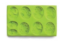 Molde 3D Camafeos Dama
