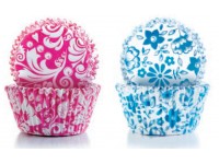 Cápsulas de repostería decor rosa y azul
