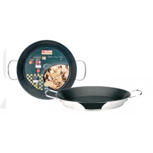 Paellera Bistro inox con antiadherente