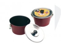 Flanero con tapa inox 18/10 y cierre Venus